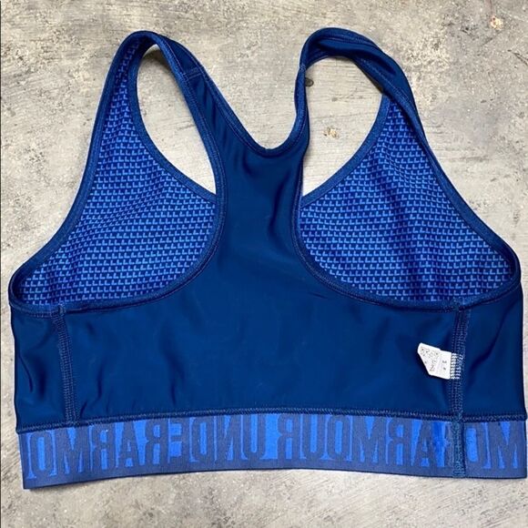 Under Armour Blue Sports Bra Size Small - Picture 6 of 6